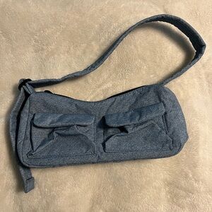 Baggu Cargo Shoulder Bag in Digital Denim - VGUC